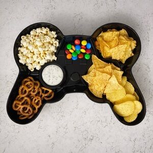 Video Game Controller Snack Tray Gamer Serving Platter Food Safe